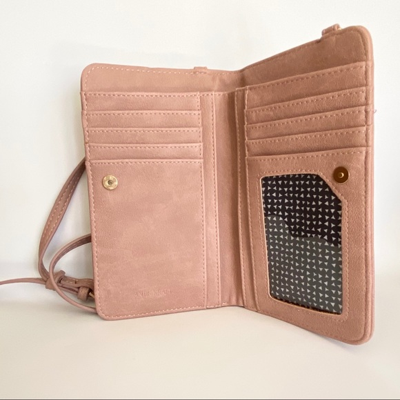 Antik Kraft Smartphone Crossbody Wallet Purse PINK - Picture 4 of 5
